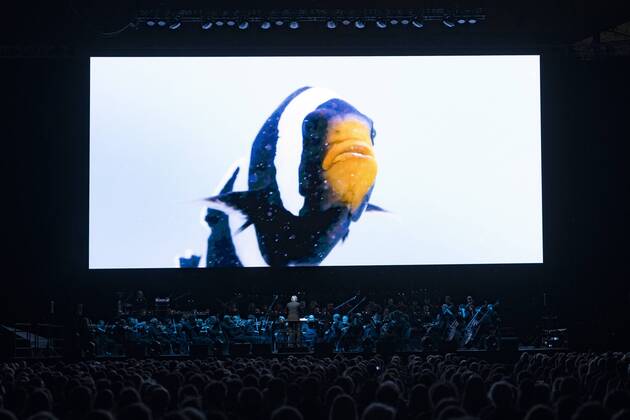 Entertainment Themen der Woche KW09 Entertainment Bilder des Tages Unser Blauer Planet II, Live in Concert mit dem Symphonie Orchester Prag, Olympiahalle Muenchen. 28.02.2019