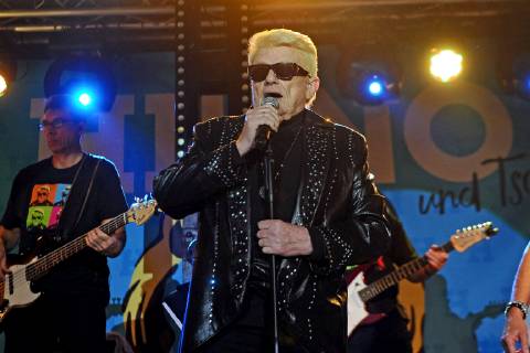 Sänger Heino Kramm. Sänger Heino Kramm während eines Konzertes im Rahmen seiner Abschiedstournee 2019 am 03.03.2019 in der Alten Seilerei Mannheim. 20190303MWI0380
