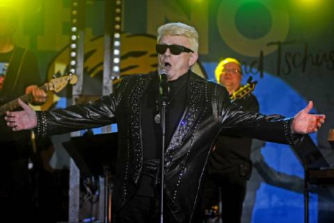 Sänger Heino Kramm. Sänger Heino Kramm während eines Konzertes im Rahmen seiner Abschiedstournee 2019 am 03.03.2019 in der Alten Seilerei Mannheim. 20190303MWI0513