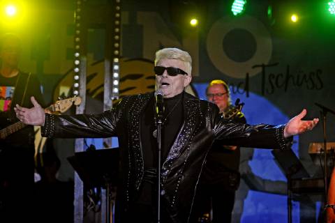 Sänger Heino Kramm. Sänger Heino Kramm während eines Konzertes im Rahmen seiner Abschiedstournee 2019 am 03.03.2019 in der Alten Seilerei Mannheim. 20190303MWI0518