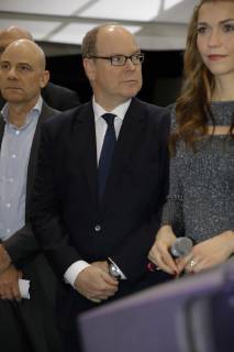 21.01.2019. Fürst Albert II von Monaco bei der Verleihung des ocean tribute award 2019 auf der 50. boot in Düsseldorf. Düsseldorf Messehalle 6 Nordrhein-Westfalen Deutschland