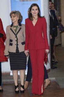06-03-2019 Madrid Queen Letizia during the award ceremony of the ‘’Princess of Girona 2019 foundation prize’’ in the category ‘’social’’ at the Complejo cultural San Francisco in Caceres. No Spain Copyright: xPPE xTHORTONx