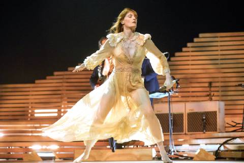 Florence Welch von Florence + The Machine live in der Barclaycard Arena. Hamburg, 10.03.2019