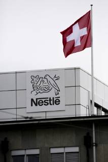Vevey, Switzerland March 2, 2019 - Image of Swiss food giant s Nestle headquarters NESTLE, ILLUSTRATION, INDUSTRIE AGRO ALIMENTAIRE, MULTINATIONALE SUISSE, LOGO, GENERIQUE, BUREAUX, SIEGE SOCIAL, DRAPEAU SUISSE, MARQUE, DRAPEAU SUISSE  Copyright: xVincentxIsorex