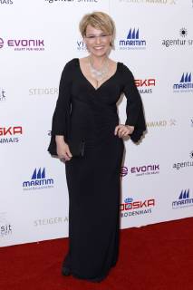 Andrea Ballschuh bei der Verleihung vom 14. Steiger Award 2019 im Casino Zollverein. Essen, 16.03.2019