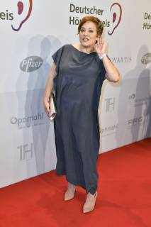 Muriel Baumeister bei der Verleihung des 17. Deutschen Hörfilmpreises 2019 in der Hauptstadtrepräsentanz der Deutschen Telekom. Berlin, 19.03.2019