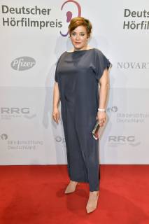Muriel Baumeister bei der Verleihung des 17. Deutschen Hörfilmpreises 2019 in der Hauptstadtrepräsentanz der Deutschen Telekom. Berlin, 19.03.2019