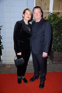 Peter Kurth mit Freundin Susanne Boewe beim Jupiter Award 2019 im Restaurant The Grand in Berlin am 27.03.2019
