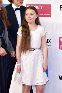 Greta Thunberg bei der 54. Verleihung der Goldenen Kamera 2019 im Flughafen Tempelhof. Berlin, 30.03.2019