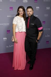 Felix von Jascheroff mit Ehefrau Bianca Bos bei der 6. Verleihung des Deutschen Kosmetikpreises Gloria 2019 im Hilton Hotel. Düsseldorf, 30.03.2019