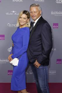 Anna Posch und Stefan Blöcher bei der 6. Verleihung des Deutschen Kosmetikpreises Gloria 2019 im Hilton Hotel. Düsseldorf, 30.03.2019