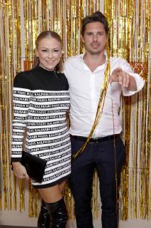 Jenny Elvers und Michael Pichler bei der 6. Verleihung des Deutschen Kosmetikpreises Gloria 2019 im Hilton Hotel. Düsseldorf, 30.03.2019