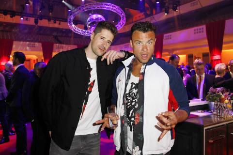 Vincent Stein und Dag-Alexis Kopplin von SDP bei der 14. Verleihung des PRG Live Entertainment Award in der Festhalle Frankfurt. Frankfurt am Main, 01.04.2019