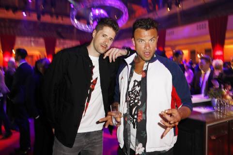 Vincent Stein und Dag-Alexis Kopplin von SDP bei der 14. Verleihung des PRG Live Entertainment Award in der Festhalle Frankfurt. Frankfurt am Main, 01.04.2019