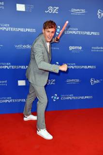 Lukas Sauer beim Deutscher Computerspielpreis 2019 im Admiralspalast in Berlin am 09.04.2019