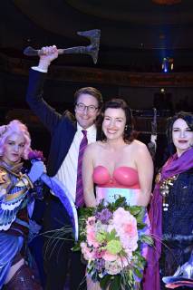 Andreas Scheuer und Dorothee Bär bei der Verleihung des Deutschen Computerspielpreises 2019 im Admiralspalast. Berlin, 09.04.2019