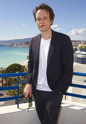 Cannes, France - April 07, 2019: Bauhaus, a new Era, german TV Series with Actor August Diehl at Canneseries MIPTV, the international market for content development and distribution MIPTV Canneseries, the international market for content development and distribution