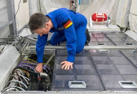 Matthias Maurer, Astronaut, im SpaceShip EAC, Trainingscenter für Astronauten, Köln, Deutschland, Europa Copyright: imageBROKER/UlrichxZillmann ibluzi04869778