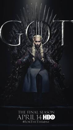 Emilia Clarke as Daenerys Targaryen, Game of Thrones Season 8 (2019), Photo Credit: HBO The Hollywood Archive Los Angeles CA  Copyright: xHBOx 33803_001THA