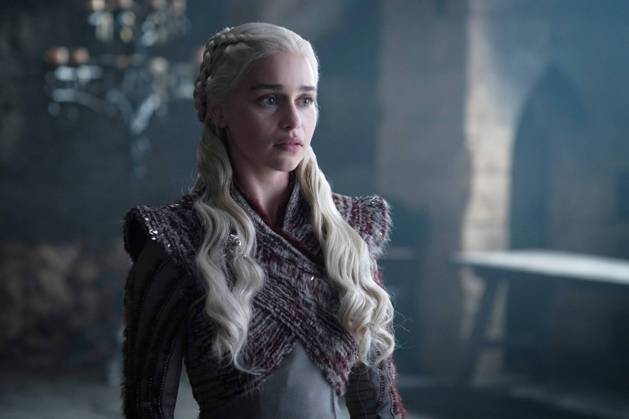 Emilia Clarke as Daenerys Targaryen, Game of Thrones Season 8 (2019), Photo Credit: Helen Sloan-HBO The Hollywood Archive Los Angeles CA  Copyright: xHelenxSloan HBOx 33803_004THA