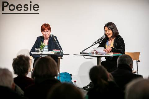 Anne Duden - Dichterinnenporträt Anne Duden - Dichterinnenporträt Lesung und Gespräch mit Anne Duden Autorin, Berlin und London, Moderation: Yoko Tawada Autorin, Berlin im Haus für Poesie