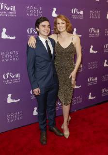 USA: Theater Monte Cristo Award 2019 Kyle McArthur and Kate Baldwin attend Eugene O Neill Theater Center honors John Logan with 19th Annual Monte Cristo Award at Edison Ballroom New York New York United States Edison Ballroom  LevxRadin