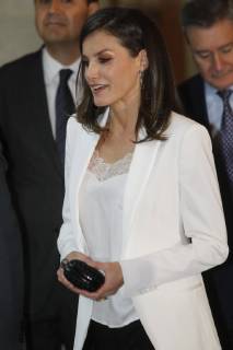 The queen Letizia Ortiz attend the delivery of awards of childrens literature Barco de Vapor y Gran Angular Photo Jose Cuesta 261 Cordon Press Cordon Press Press JosexCuesta