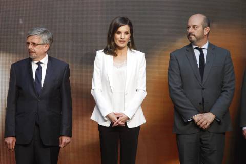The queen Letizia Ortiz attend the delivery of awards of childrens literature Barco de Vapor y Gran Angular Photo Jose Cuesta 261 Cordon Press Cordon Press Press JosexCuesta