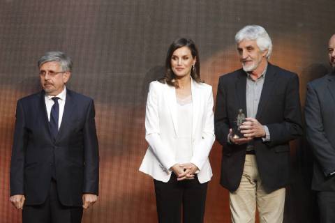 The queen Letizia Ortiz attend the delivery of awards of childrens literature Barco de Vapor y Gran Angular Photo Jose Cuesta 261 Cordon Press Cordon Press Press JosexCuesta