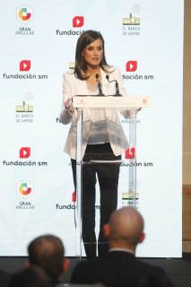 The queen Letizia Ortiz attend the delivery of awards of childrens literature Barco de Vapor y Gran Angular Photo Jose Cuesta 261 Cordon Press Cordon Press Press JosexCuesta