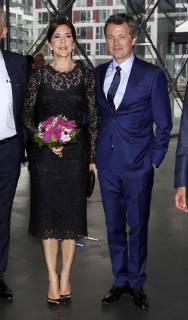 26-04-2019 Denmark Princess Mary and Prince Frederik arrive for the presentation of the Léonie Sonning Music Prize at DR s Concert house.  Copyright: xPPEx