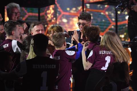Deutschland sucht den Superstar Finale am 27.04.2019 in den MMC Studios in Köln DSDS Gewinner; Davin Herbrüggen