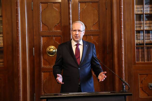 News Themen der Woche KW18 News Bilder des Tages Hannover, neues Rathaus, 30.04.2019, Oberbürgermeister Stefan Schostok gibt seinen Rücktritt bekannt,