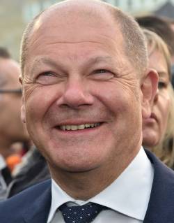 Bundesfinanzminister Olaf Scholz (SPD) am Freitag (3.5.2019) in Saarbrücken beim Eurpa-Wahlkampfauftakt der SPD.