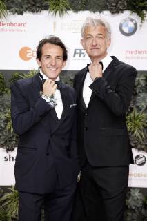 Hans-Werner Meyer und Dominic Raacke bei der Verleihung des Deutschen Filmpreises 2019 in der Messe Berlin. Berlin, 03.05.2019