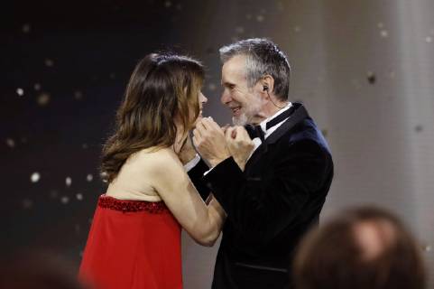 Iris Berben und Ulrich Matthes bei der Verleihung des Deutschen Filmpreises 2019 in der Messe Berlin. Berlin, 03.05.2019