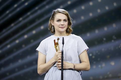 Luise Heyer bei der Verleihung des Deutschen Filmpreises 2019 in der Messe Berlin. Berlin, 03.05.2019