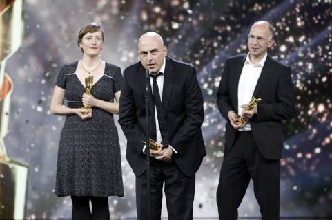 Hochzeitskapelle bei der Verleihung des Deutschen Filmpreises 2019 in der Messe Berlin. Berlin, 03.05.2019