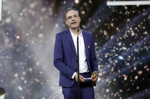 Benedict Neuenfels bei der Verleihung des Deutschen Filmpreises 2019 in der Messe Berlin. Berlin, 03.05.2019