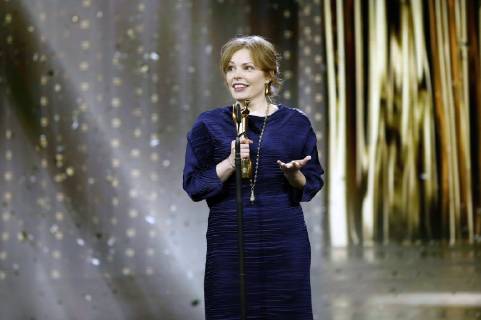 Anne Fabini bei der Verleihung des Deutschen Filmpreises 2019 in der Messe Berlin. Berlin, 03.05.2019