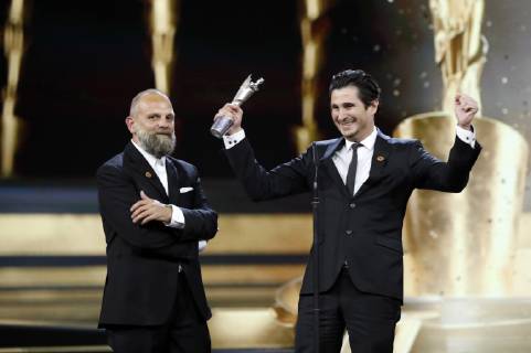 Wolfgang Fischer und Marcos Kantis bei der Verleihung des Deutschen Filmpreises 2019 in der Messe Berlin. Berlin, 03.05.2019