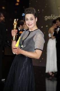 Susanne Wolff bei der Verleihung des Deutschen Filmpreises 2019 in der Messe Berlin. Berlin, 03.05.2019