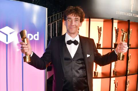 Andre Zimmermann bei der Aftershow Party des Deutschen Filmpreises 2019 im Palais am Funkturm in der Messe Berlin. Berlin, 03.05.2019