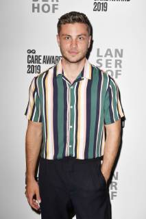 Jannik Schümann bei der Verleihung des GQ Care Award 2019 in der 20° Restobar. Düsseldorf, 08.05.2019