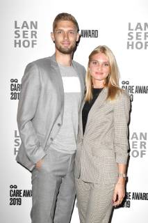 Lasse Sobiech mit Freundin Nina bei der Verleihung des GQ Care Award 2019 in der 20° Restobar. Düsseldorf, 08.05.2019