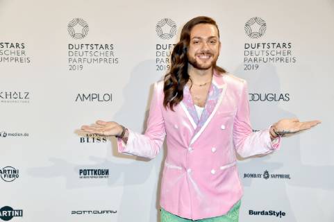 Riccardo Simonetti bei der 27. Verleihung des Deutschen Parfumpreises Duftstars 2019 auf der Rheinterrasse Düsseldorf. Düsseldorf, 09.05.2019