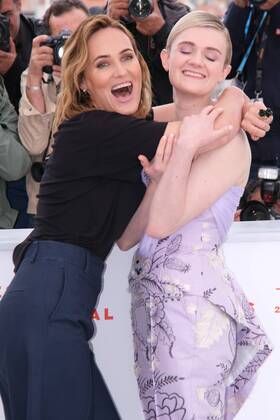 Entertainment Themen der Woche KW20 Entertainment Bilder des Tages 72th International Cannes Film Festival. Red Carpet of « The Climb » screening. 72eme Festival International du Film de Cannes. Montée des marches du film « The Climb ». 239339 2019-05-17 Provence-Alpes-Cote d?Azur Cannes France Godrèche, Judith; Rankin, Gayle  Copyright: xPhilippexFarjonx STAR_239339_020
