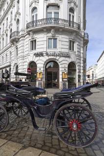 Cafe Klimt im ehemaligen Cafe Griensteidl am Michaelerplatz in Wien