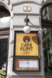 Cafe Klimt im ehemaligen Cafe Griensteidl am Michaelerplatz in Wien