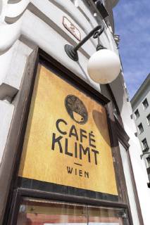 Cafe Klimt im ehemaligen Cafe Griensteidl am Michaelerplatz in Wien